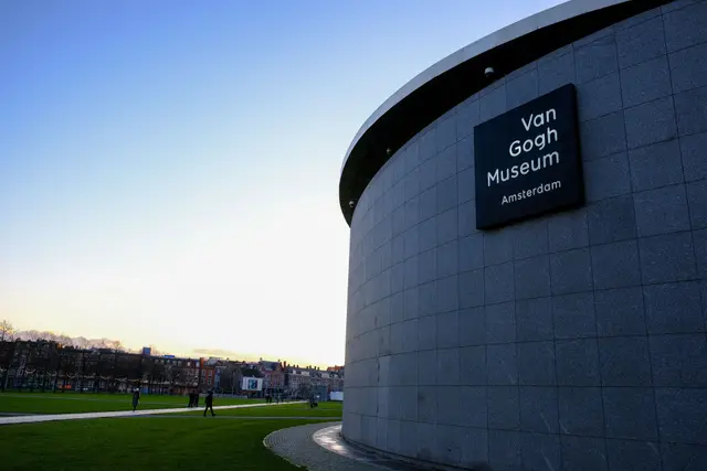 The exterior of the Van Gogh Museum